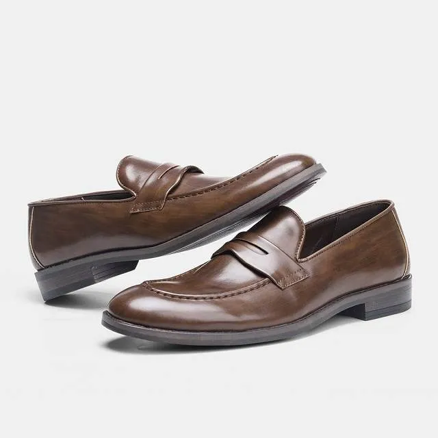 British Style Leather Loafers - Men's Fashion Look