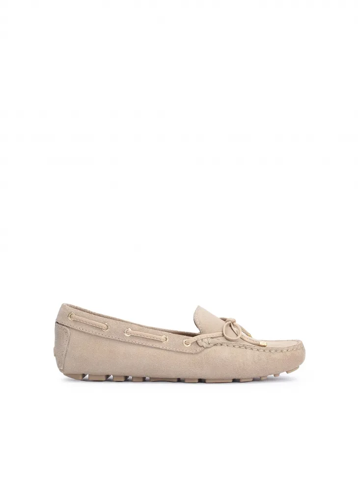 Comfortable and Timeless Nubuck Moccasins for Ladies