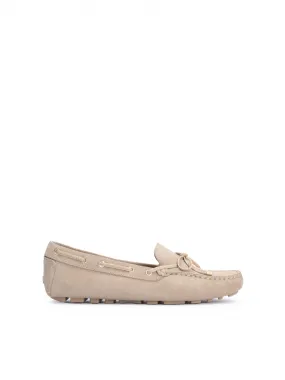 Comfortable and Timeless Nubuck Moccasins for Ladies