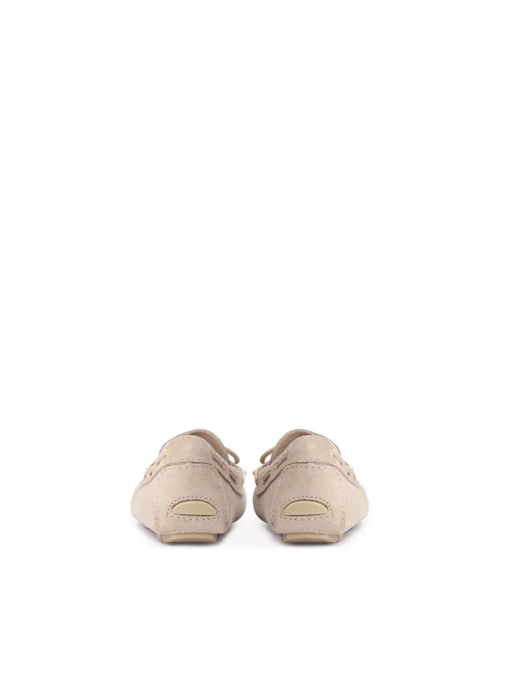 Comfortable and Timeless Nubuck Moccasins for Ladies