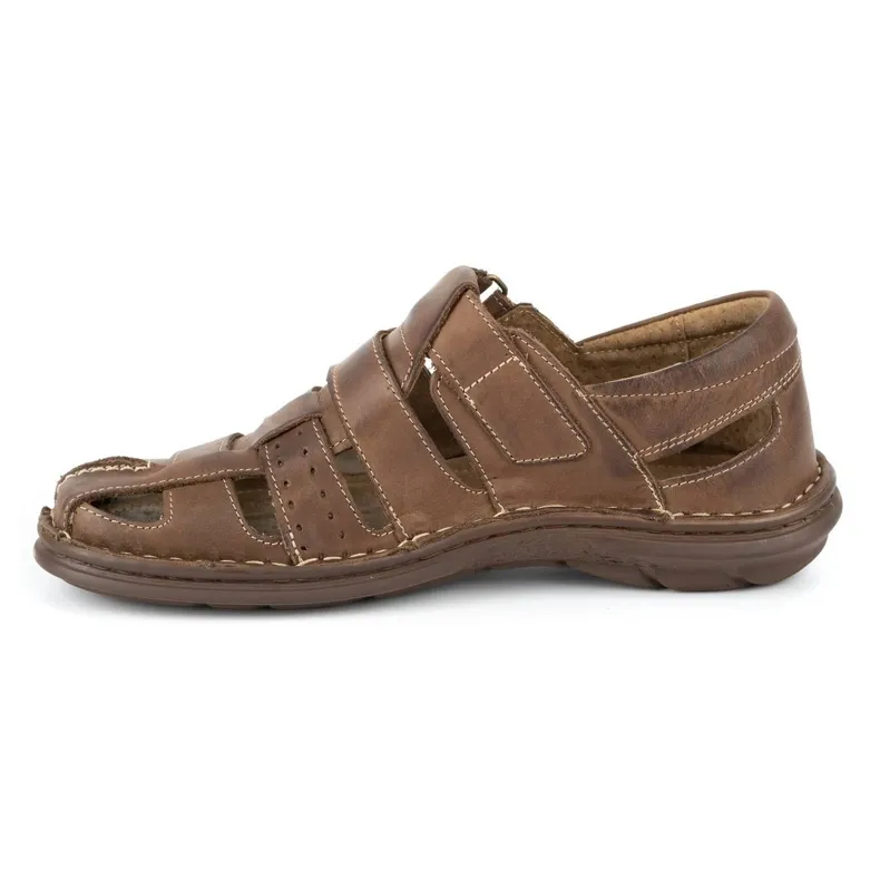 Brown Dark Brown Olivier Men's Sandals 467