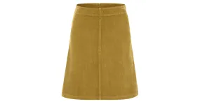 Organic Hemp and Cotton Velvet Skirt 169 - Eco-Friendly