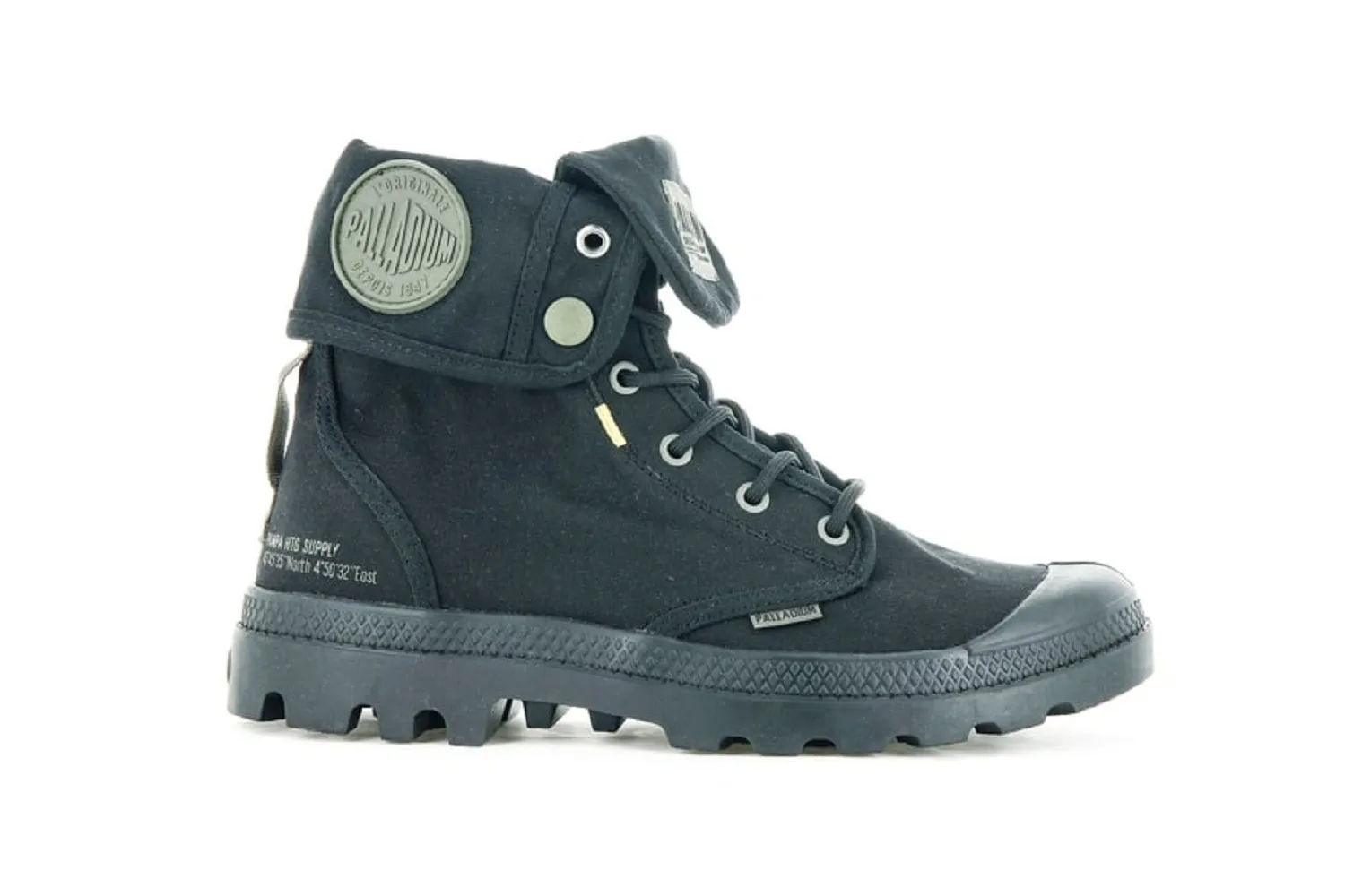 Palladium Boots Pampa Baggy Supplay Fem Noir Booties