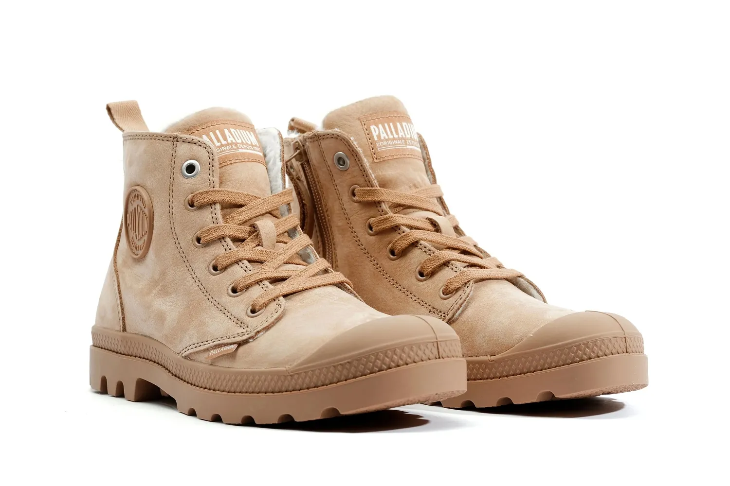 Palladium Boots Pampa Hi Zip WL Brown Booties