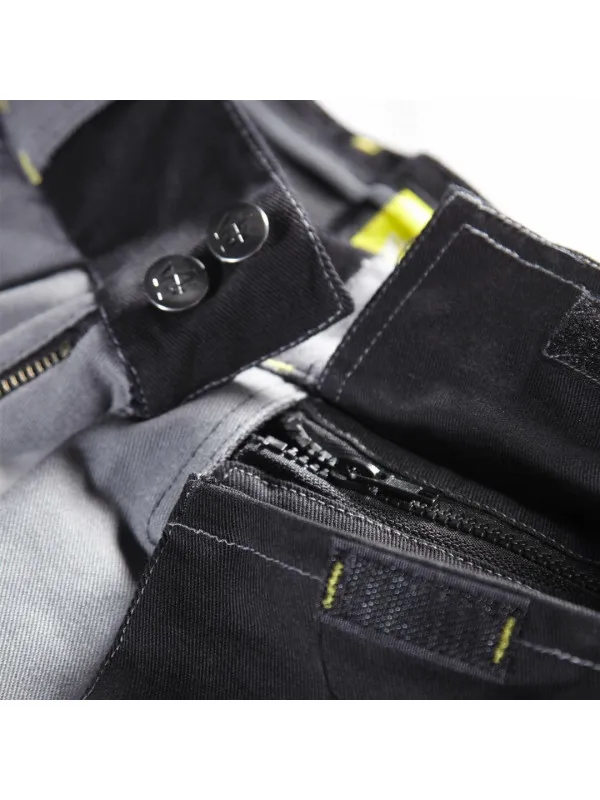 North Ways Gray and Black Stretch Cotton Work Pants