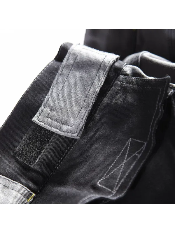 North Ways Gray and Black Stretch Cotton Work Pants