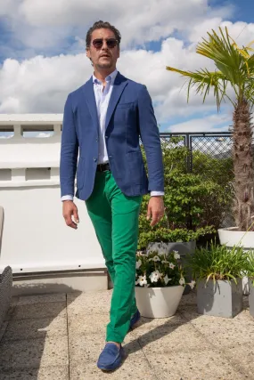 Summer Cotton Stretch Pants - Green