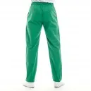 Green Elastic Unisex Medical Scrub Pants - MANELLI