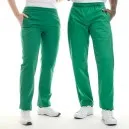 Green Elastic Unisex Medical Scrub Pants - MANELLI