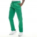 Green Elastic Unisex Medical Scrub Pants - MANELLI