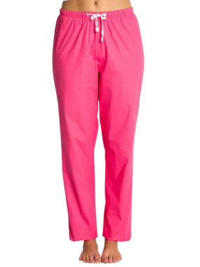 Fuchsia Pink Medical Pants, Stretch Unisex Fit