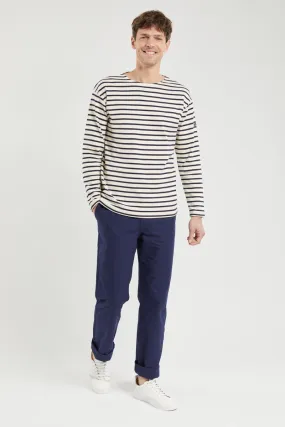 Straight Cut Gabare Pants - Cotton