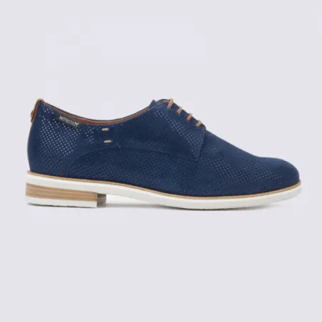 Patent Leather Derby City Shoes Mephisto Navy l Igert