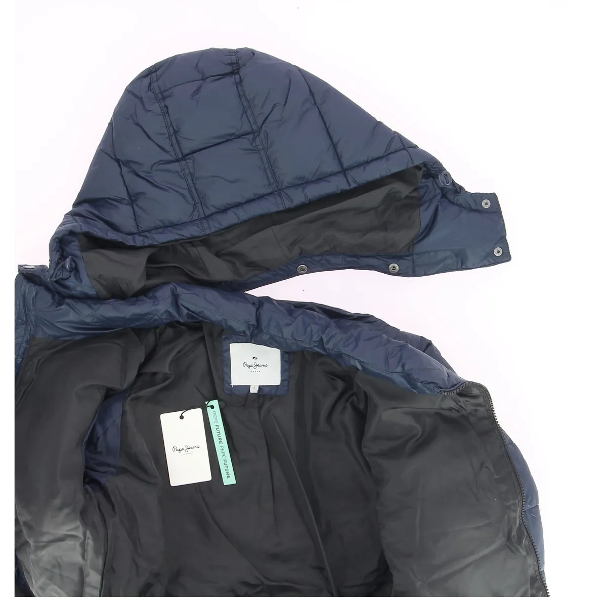 PEPE JEANS women's navy down jacket - High-quality material €59.90