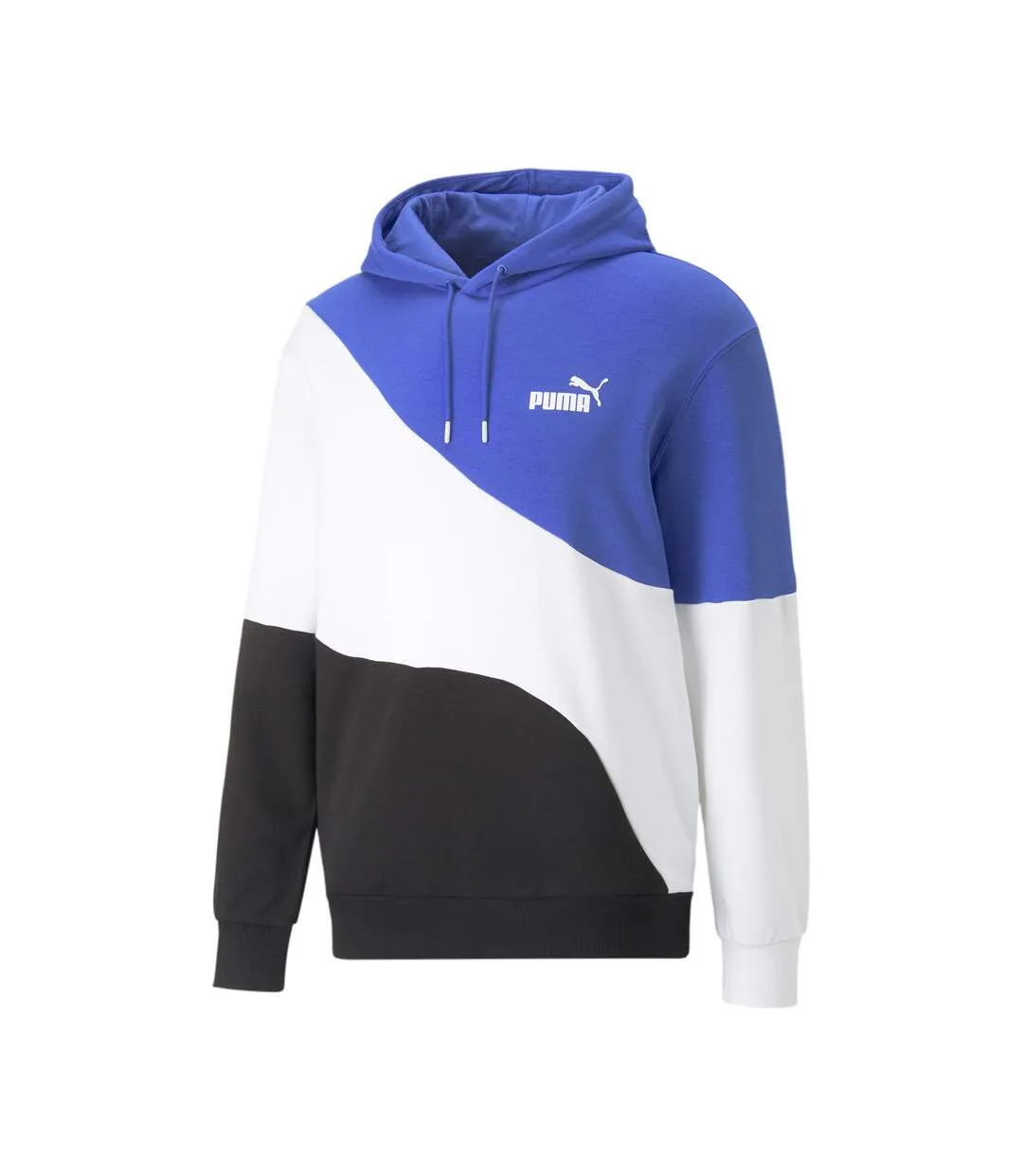 Puma Men's White/Black Hooded Sweatshirt 673786