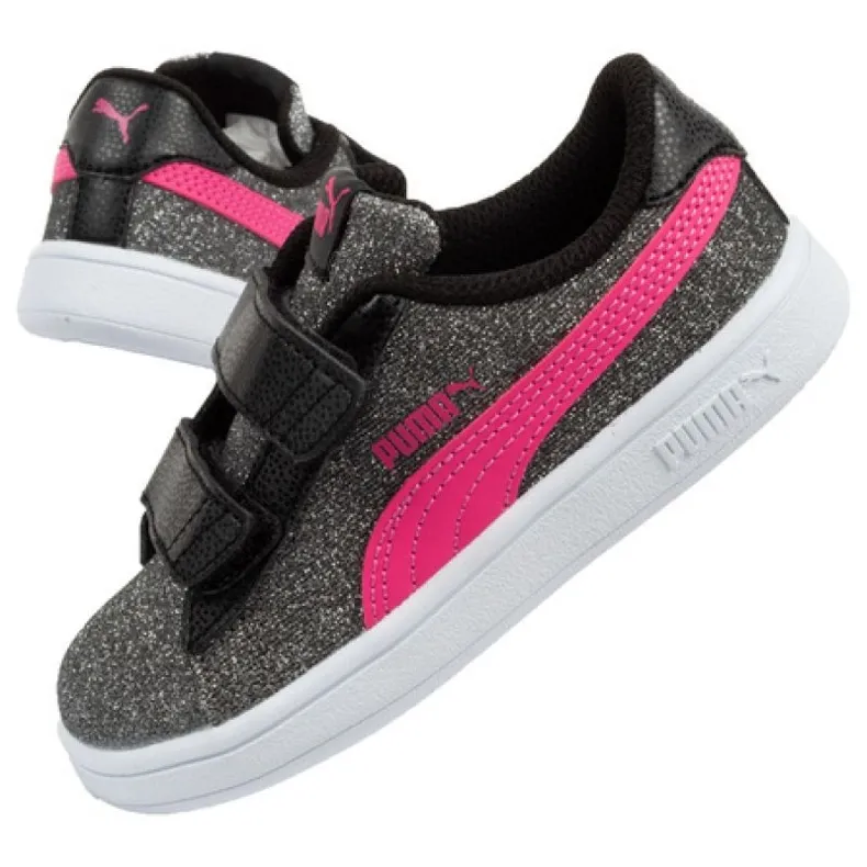 Puma Smash Shoes 367380 34 Black,