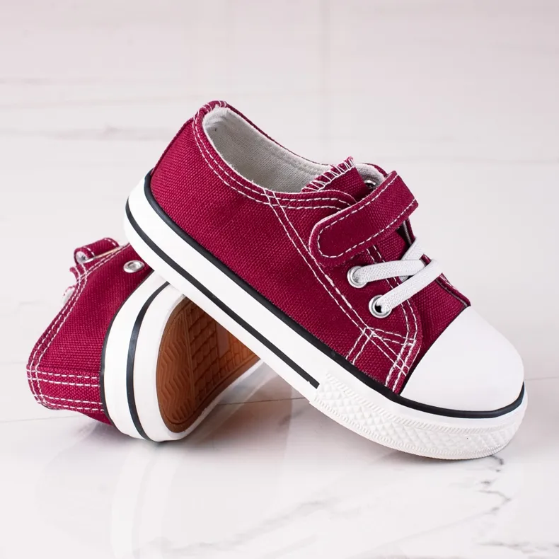 Red Bordeaux Vico Material Children's BM Baskets