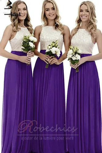 Bridesmaid Dress Floor Length Sleeveless High Neck Cutout.