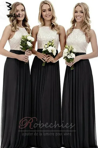 Bridesmaid Dress Floor Length Sleeveless High Neck Cutout.