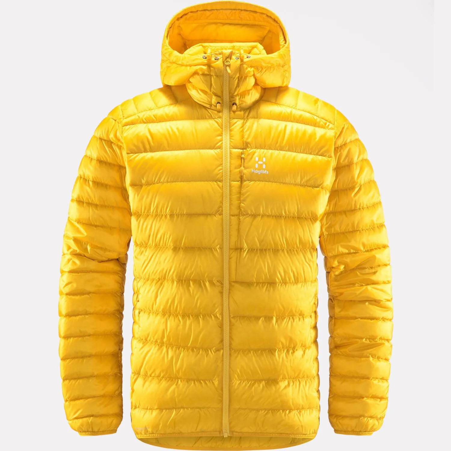 Roc Down Hood Hiking Puffer Jacket - Pumpkin Yellow