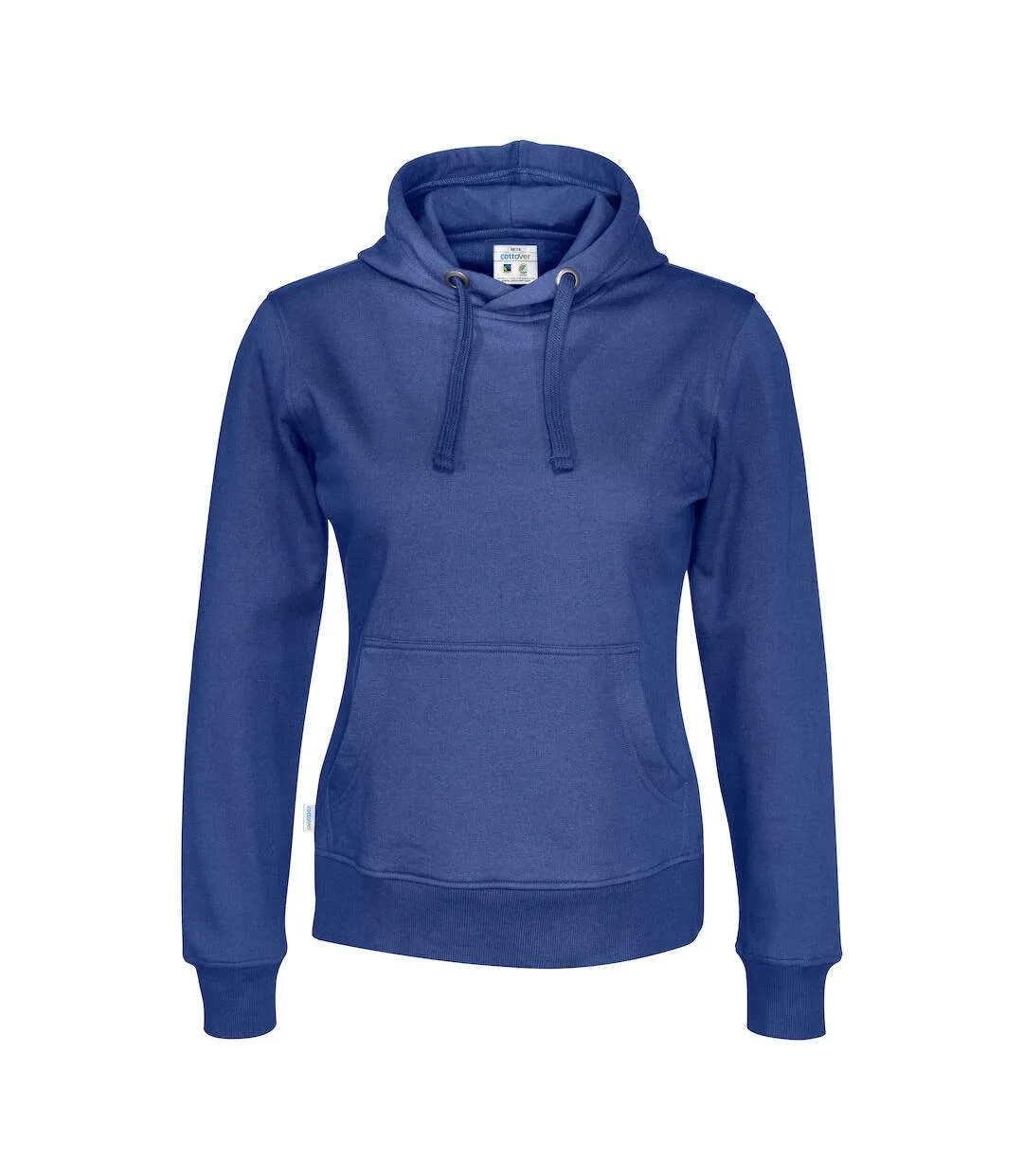 Royal blue women's hoodie Cottover