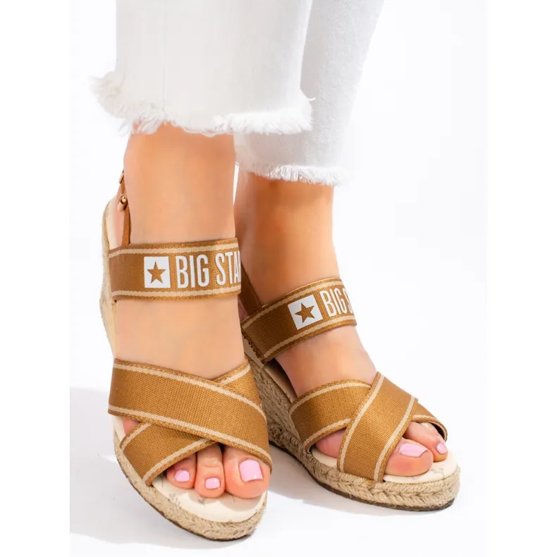 Beige Women's Big Star Sandals LL274883