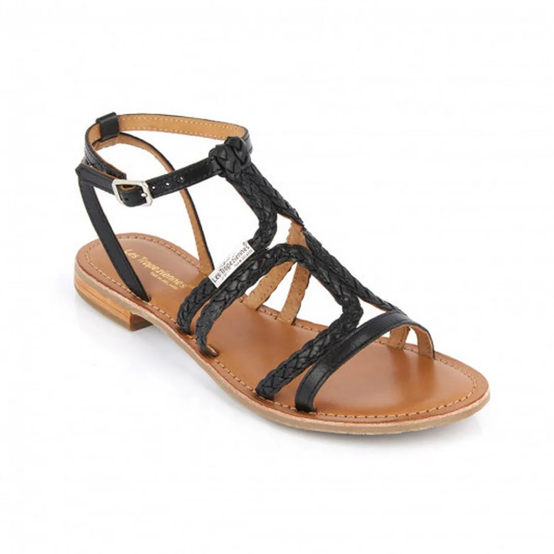 Black Bongo Women's Sandals - Les Tropéziennes Leather | 3 Suisses