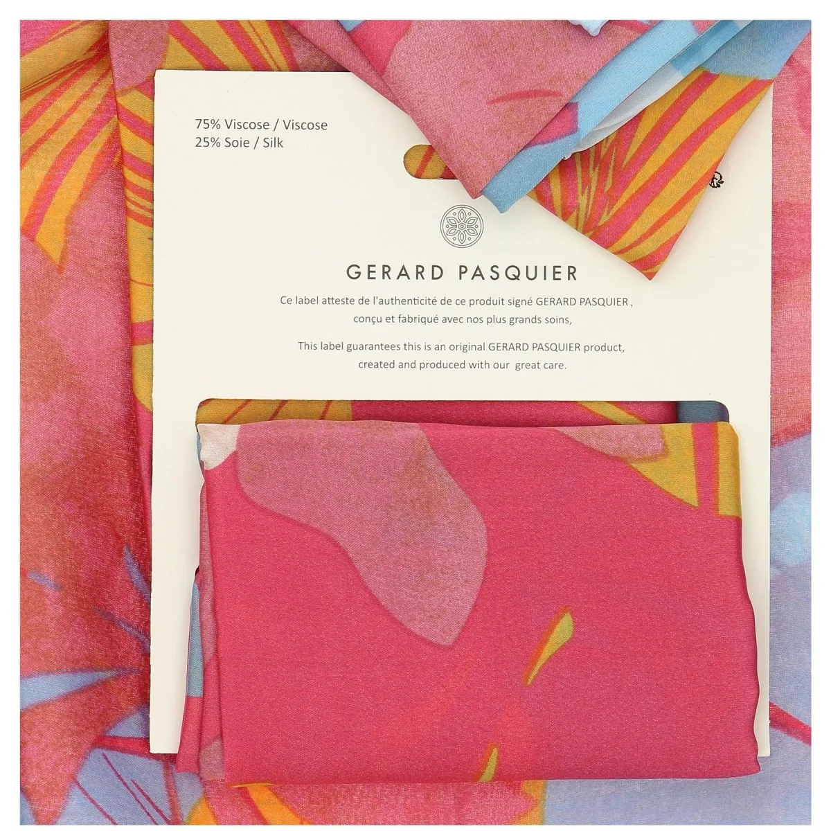 Silk and Viscose Scarf, 90 X 180 by G. Pasquier - Premium Quality Material for €12.90