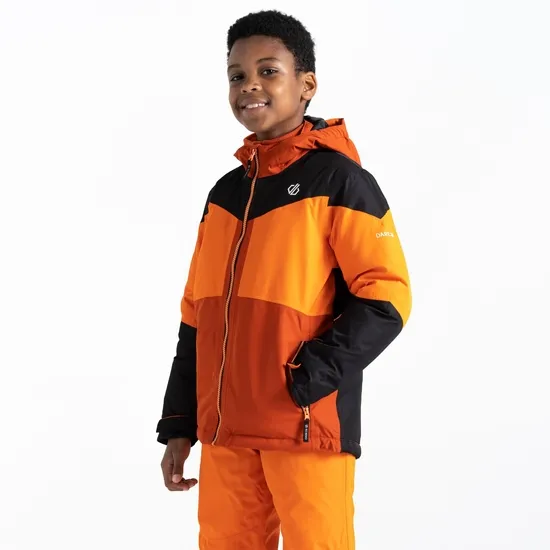 Slush Enfant Ski Jacket Orange Kids Wear