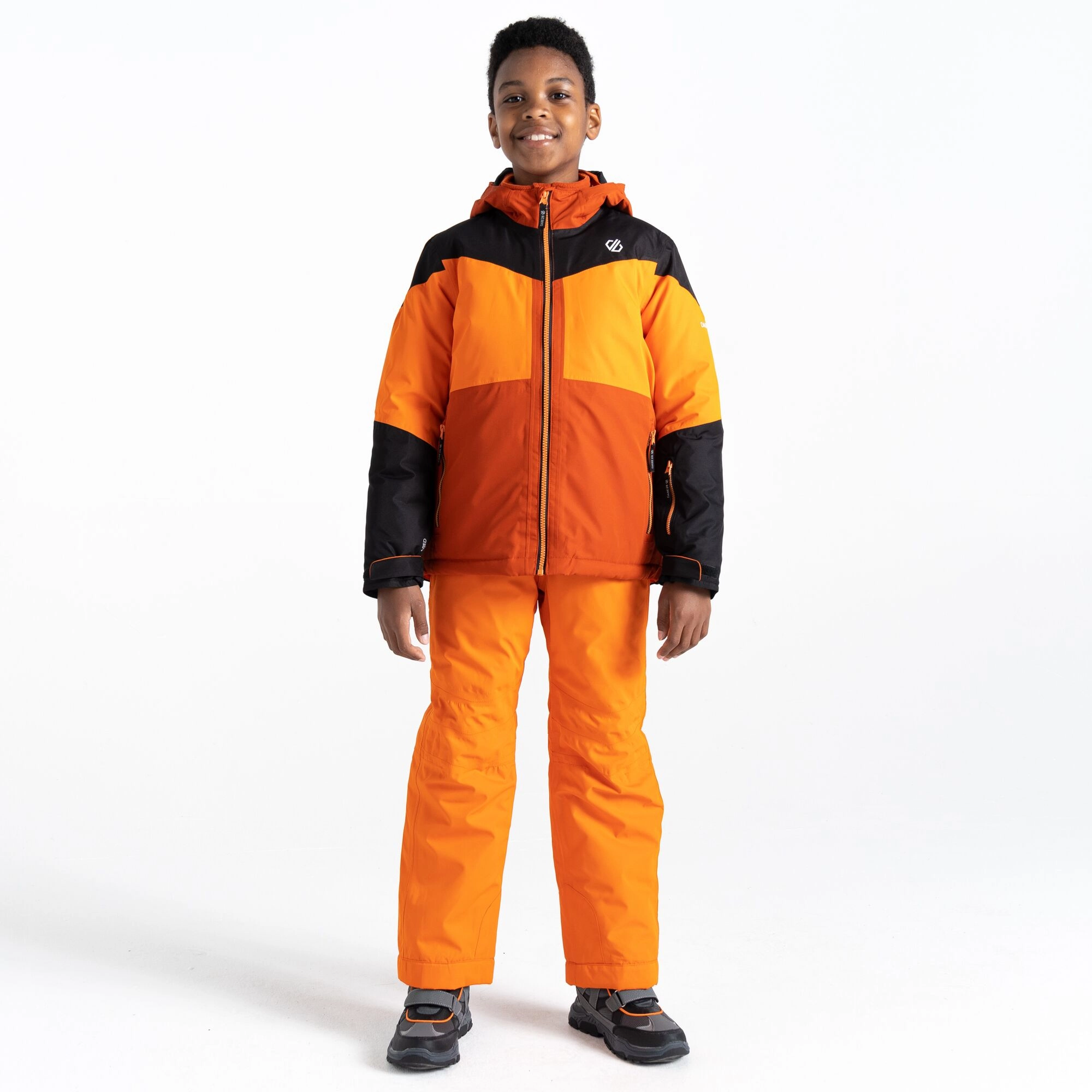 Slush Enfant Ski Jacket Orange Kids Wear