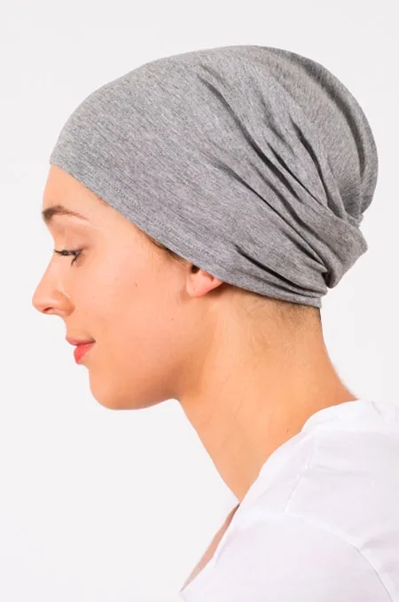 Soft and Comfortable Gray Chemotherapy Hat