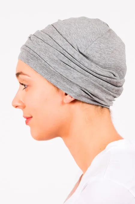 Soft and Comfortable Gray Chemotherapy Hat