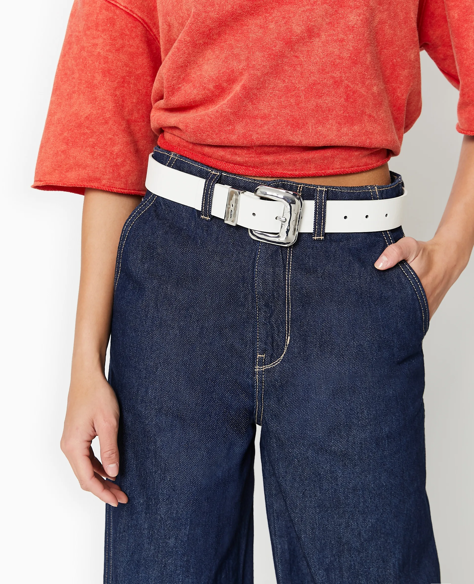 Square Buckle Belt