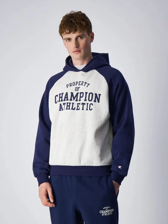 Champion Men's Grey Athletic Hoodie - wimod