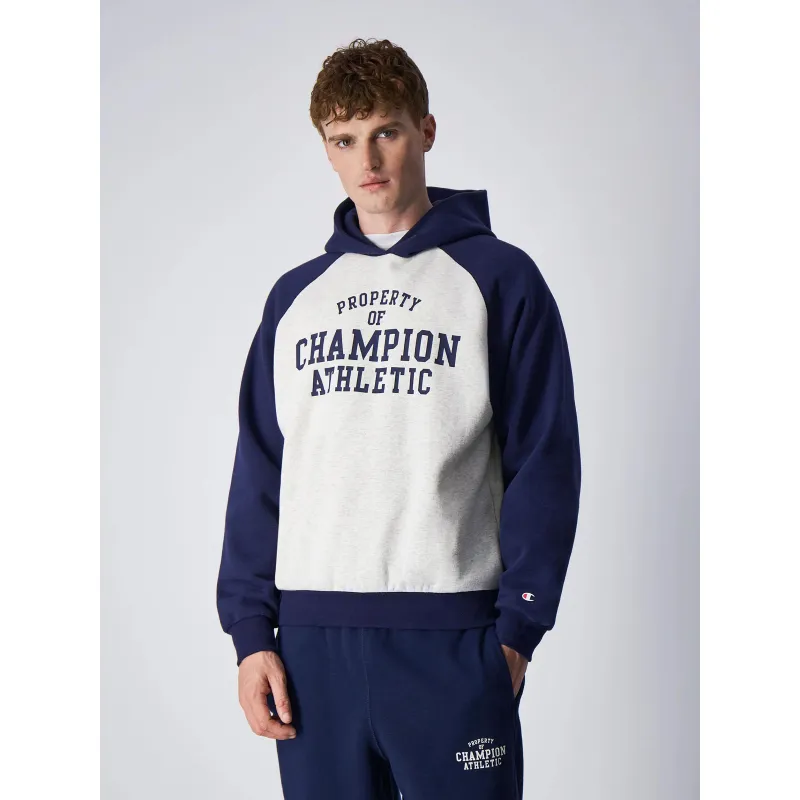 Champion Men's Grey Athletic Hoodie - wimod