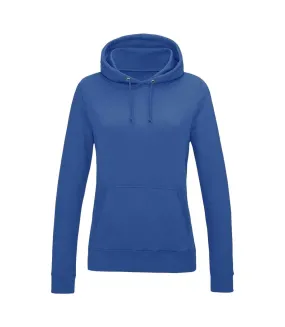 Blue College Women's Hoodie Sweatshirt by Awdis.