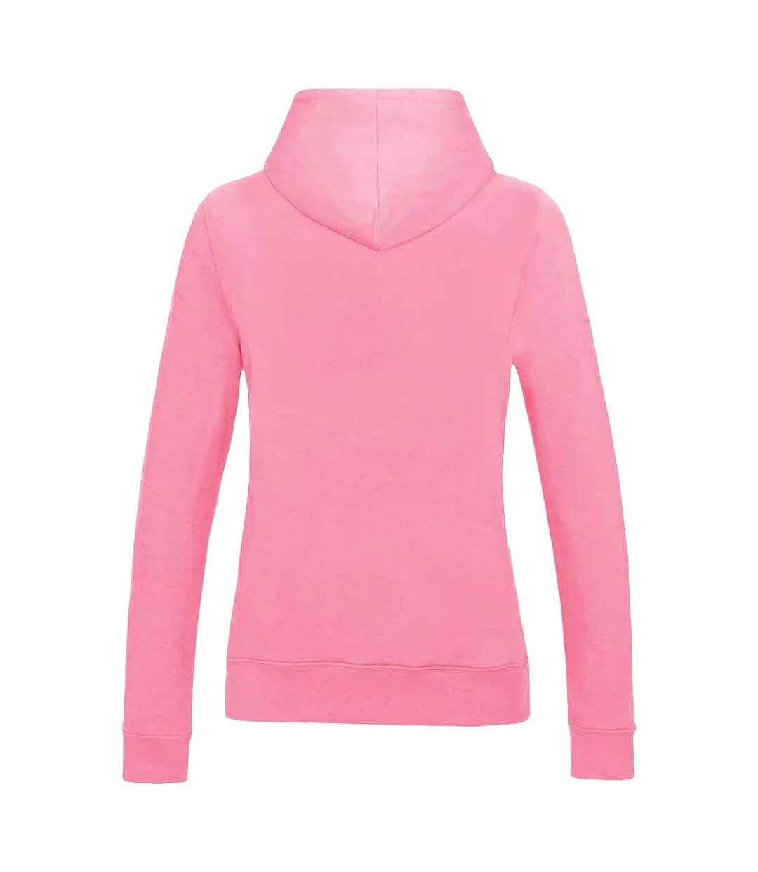 Rose Pink Women's College Hoodie Sweatshirt by Awdis