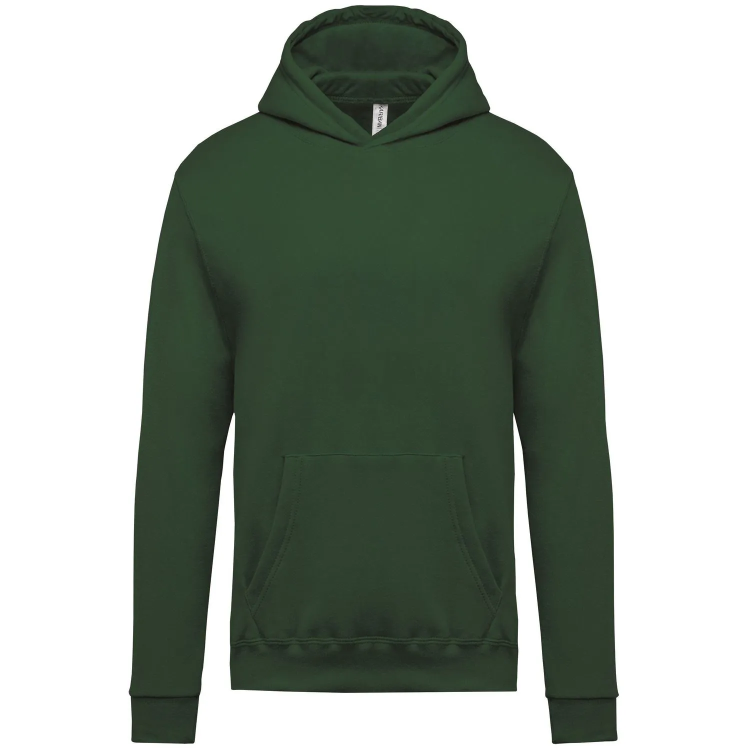 Teen Hoodie - K477 - Forest Green