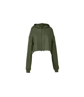 Bella + Canvas Women's Military Green Hoodie