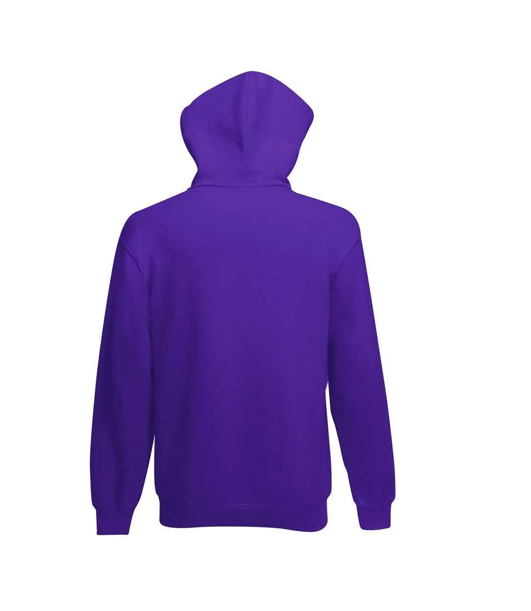 Purple Fruit of the Loom Men's Hooded Sweatshirt