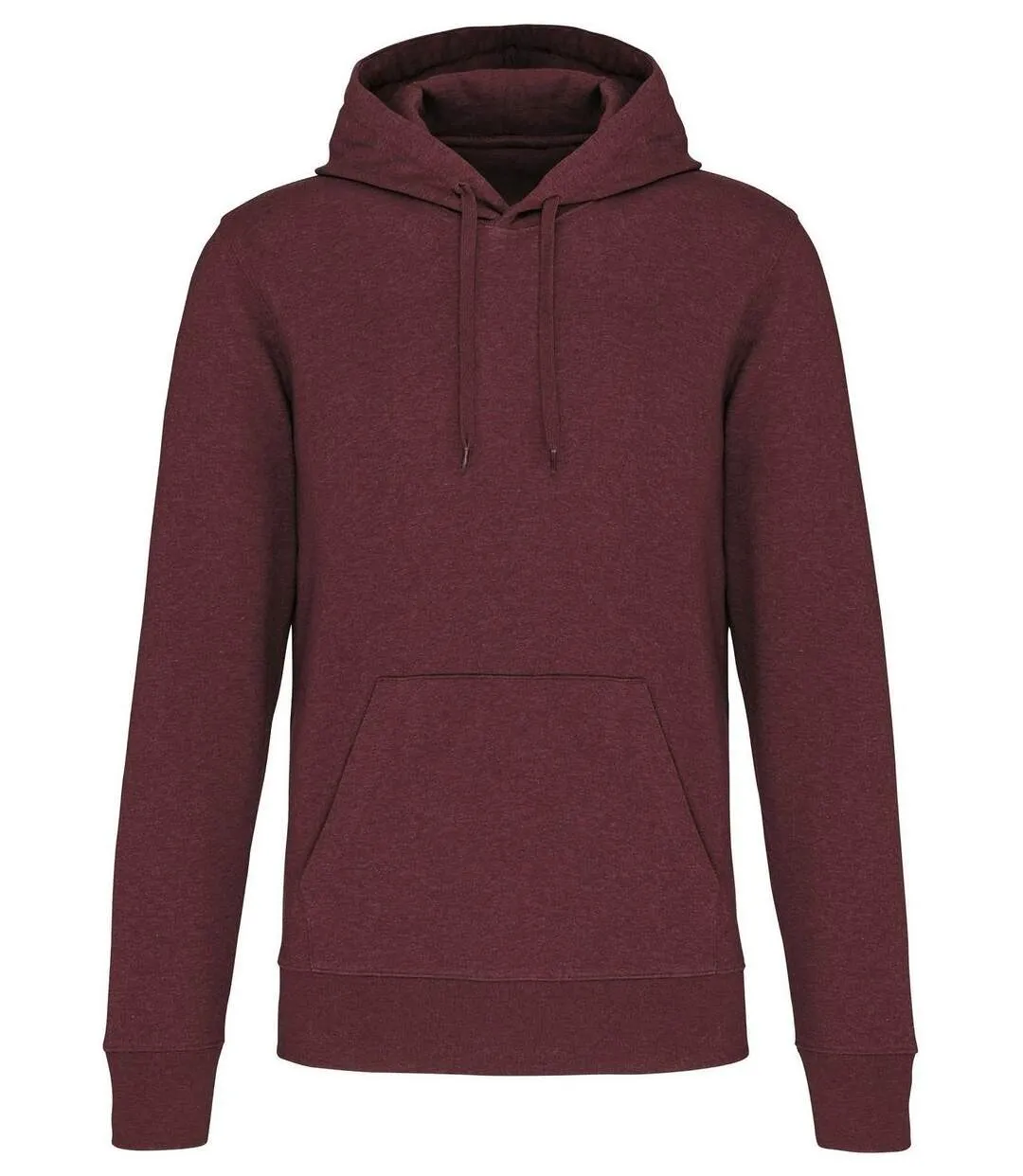 Eco-Friendly Men's Hooded Sweatshirt K4027 in Burgundy