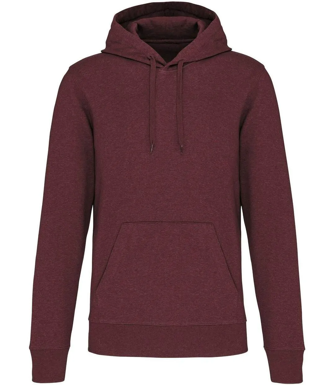 Eco-Friendly Men's Hooded Sweatshirt K4027 in Burgundy