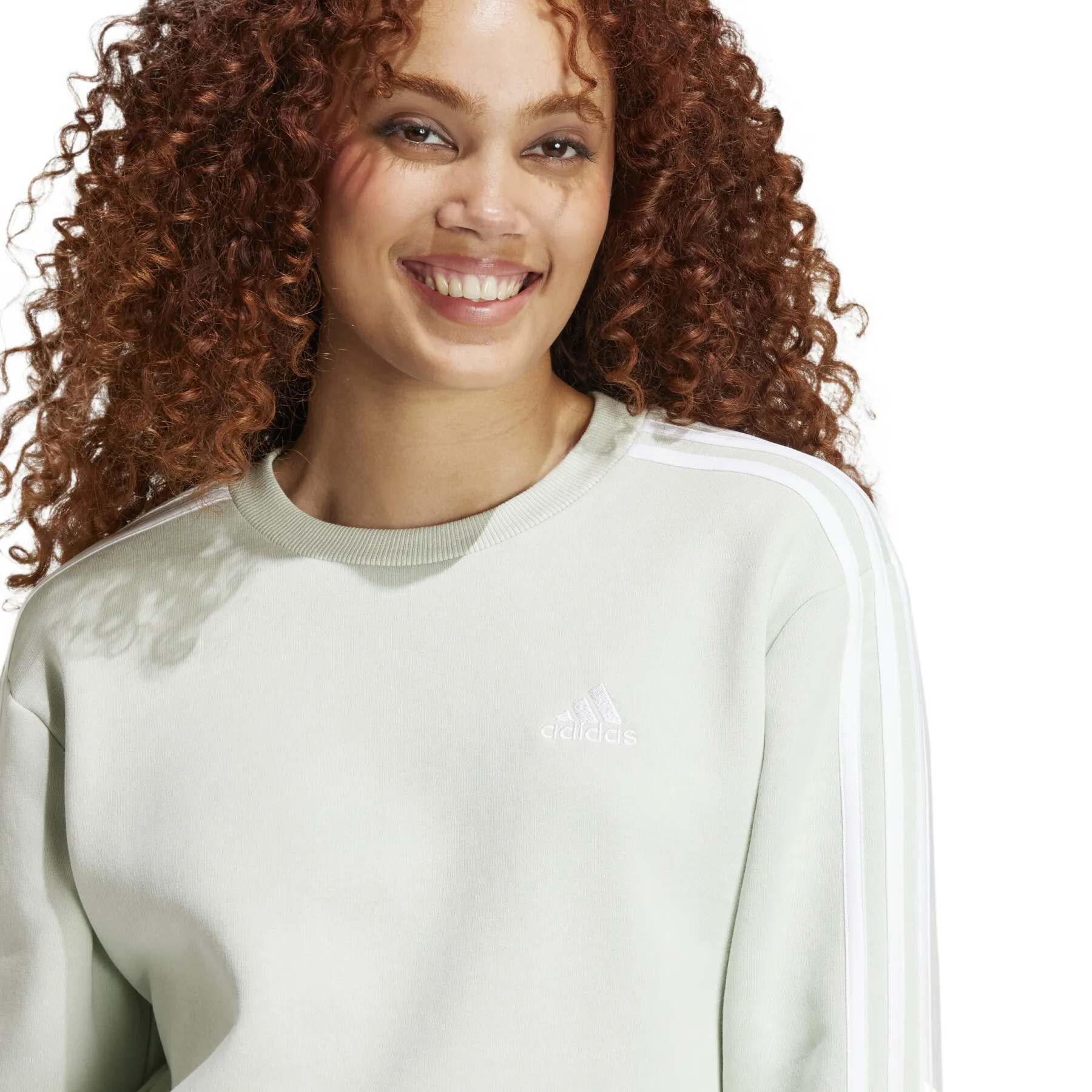 adidas Essentials 3-Stripes Fleece Women's Sweatshirt