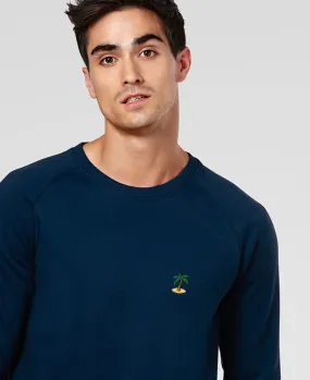 Men's Embroidered Palm Tree Sweatshirt