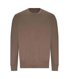 Brown Mocha Men's Sweatshirt by Awdis.