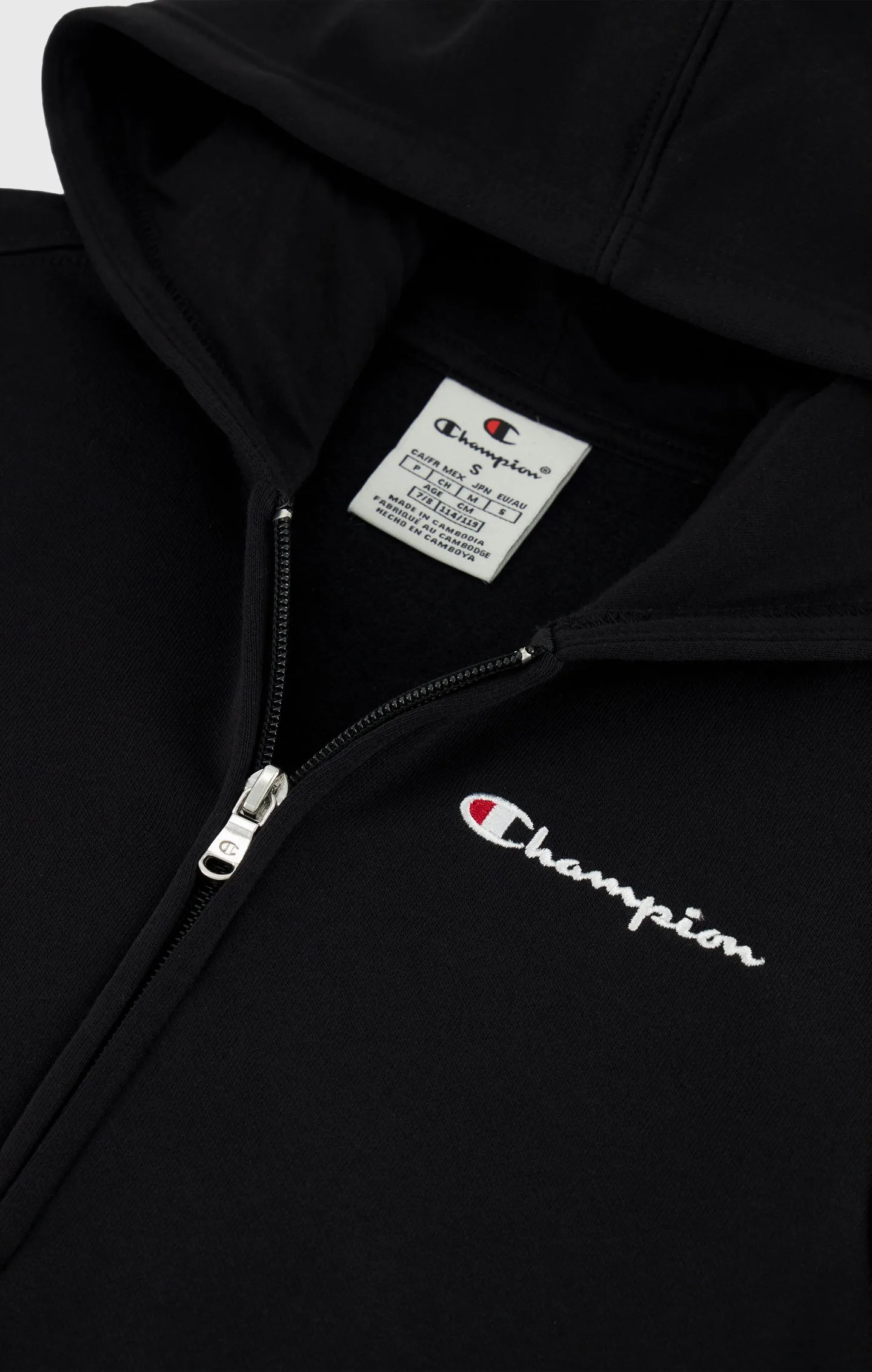 Champion France Boys' Zip-Up Hooded Sweatshirt in Fleece