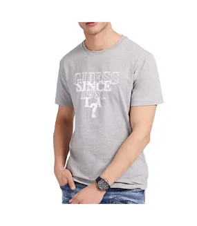 Guess Men's Gray Blurry T-shirt