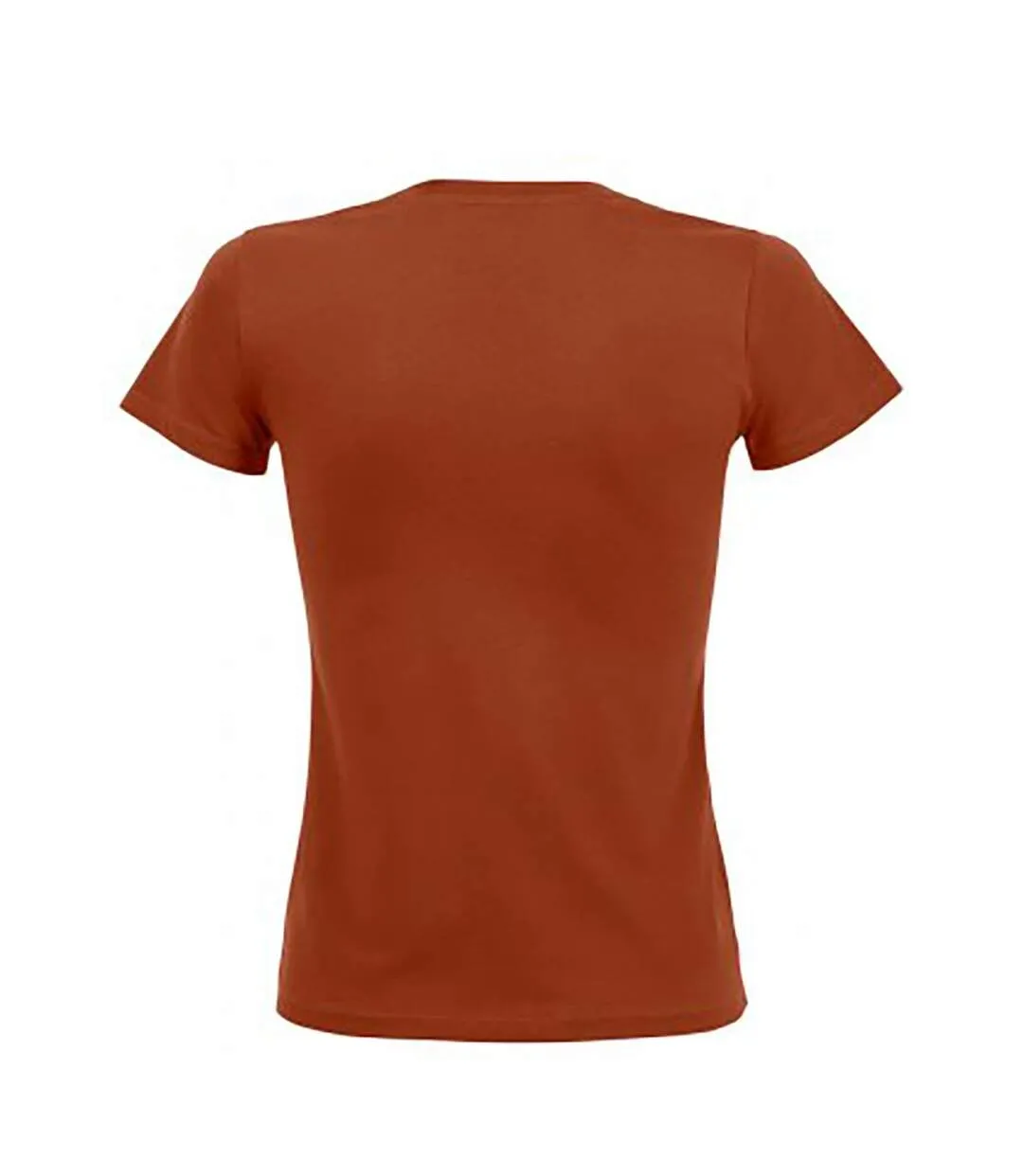 Brown women's regent t-shirt by SOLS.