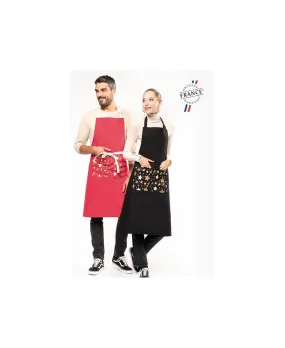 Personalized Christmas Apron for Adults Made in France Genuine Guarantee