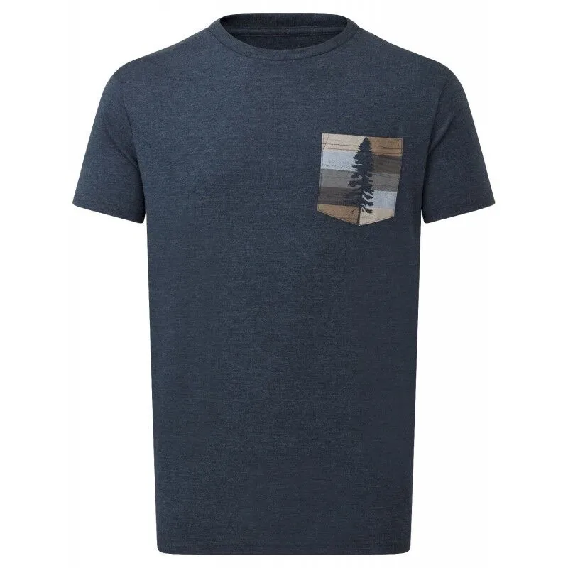 Tentree Spruce Stripe Pocket Men's T-Shirt at Hardloop